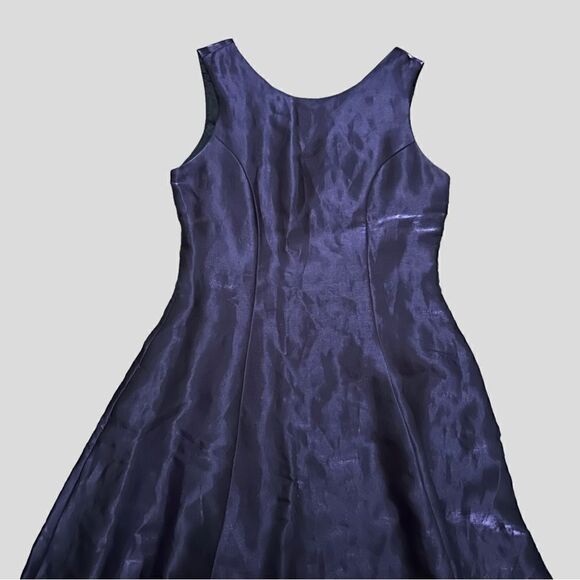 Vintage Jessica McClintock Purple Formal Dress - Picture 3 of 6